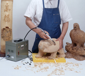 Carving with New Wood Carver WCS-100